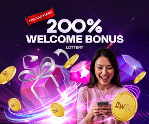 First-time Players 200% Welcome Bonus Lottery