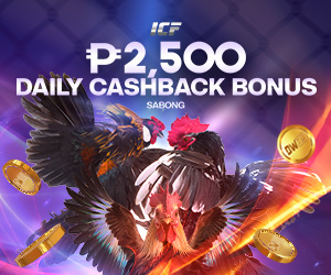 ₱2,500 Daily Cashback Bonus Sabong